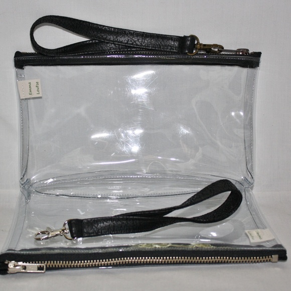 clear vinyl clutch